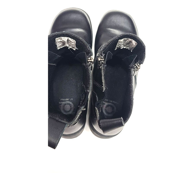 Milwaukee black leather biker boots size 9 - Picture 10 of 10